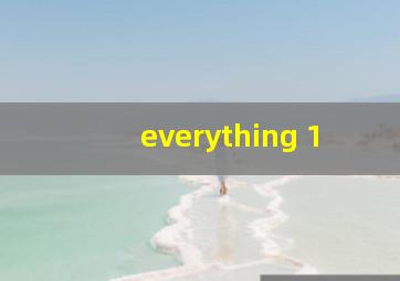 everything 1